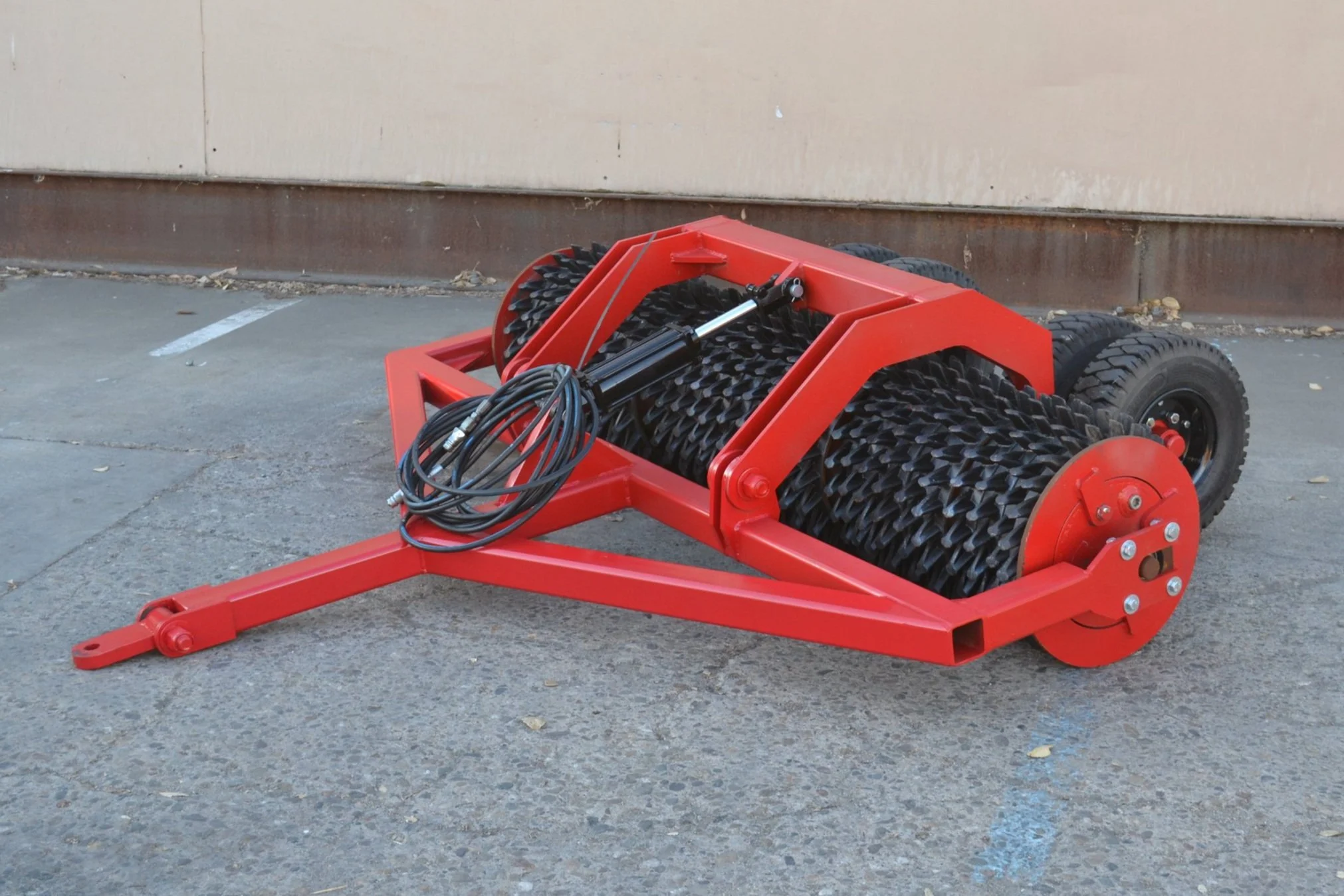 Acampo Machine Works 84" Ring Roller with Wheel Kit