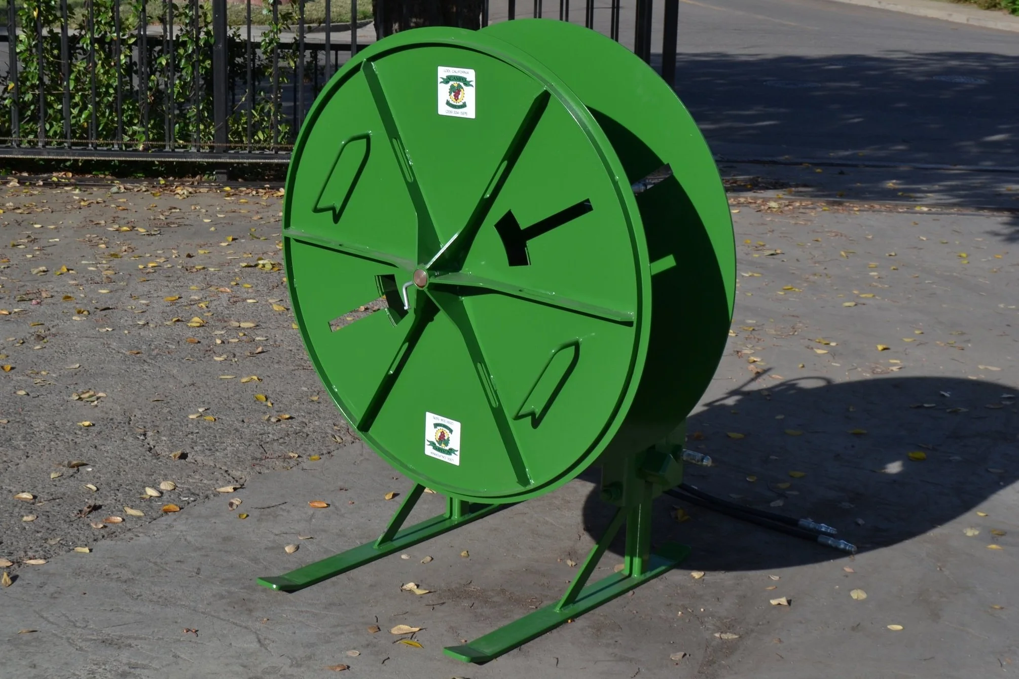 Acampo Machine Works Hose Wire Roll Up