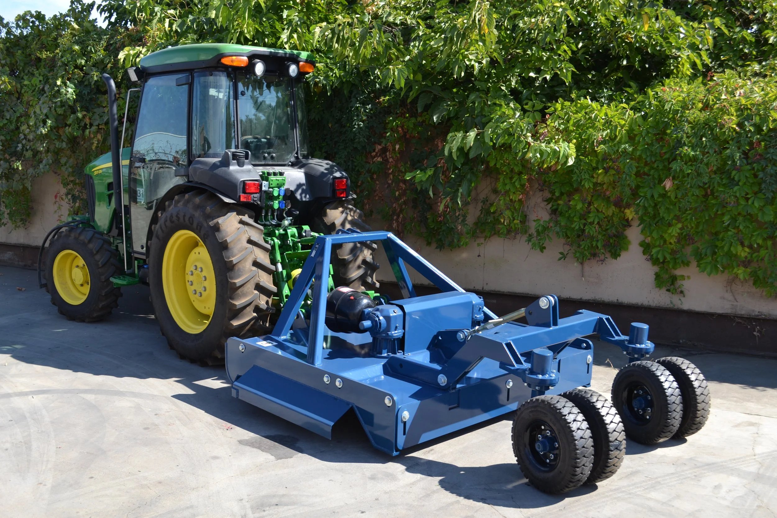 Acampo Machine Works Mower Shredder for parsley