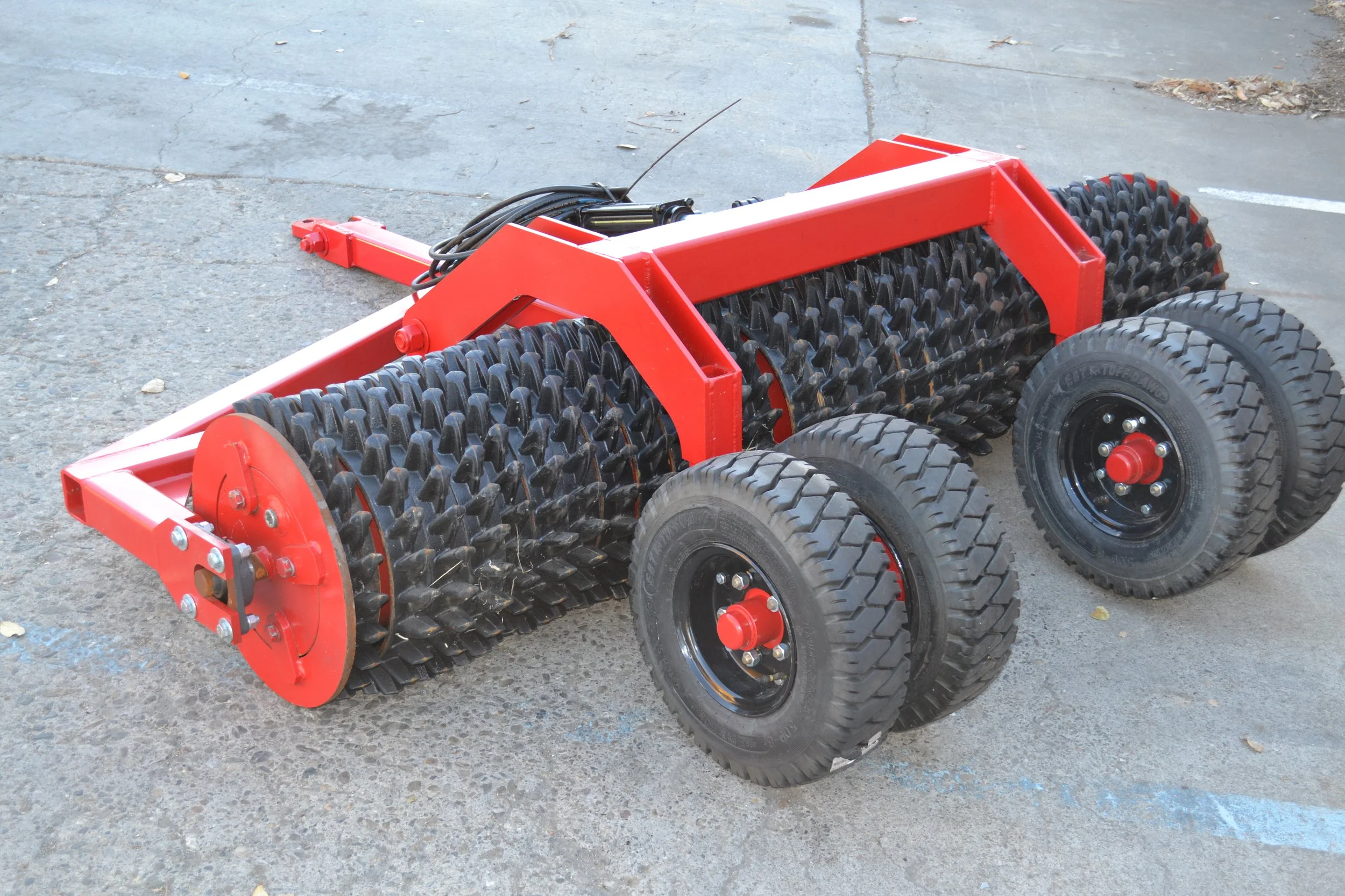 Acampo Machine Works 84" Ring Roller with Wheel Kit