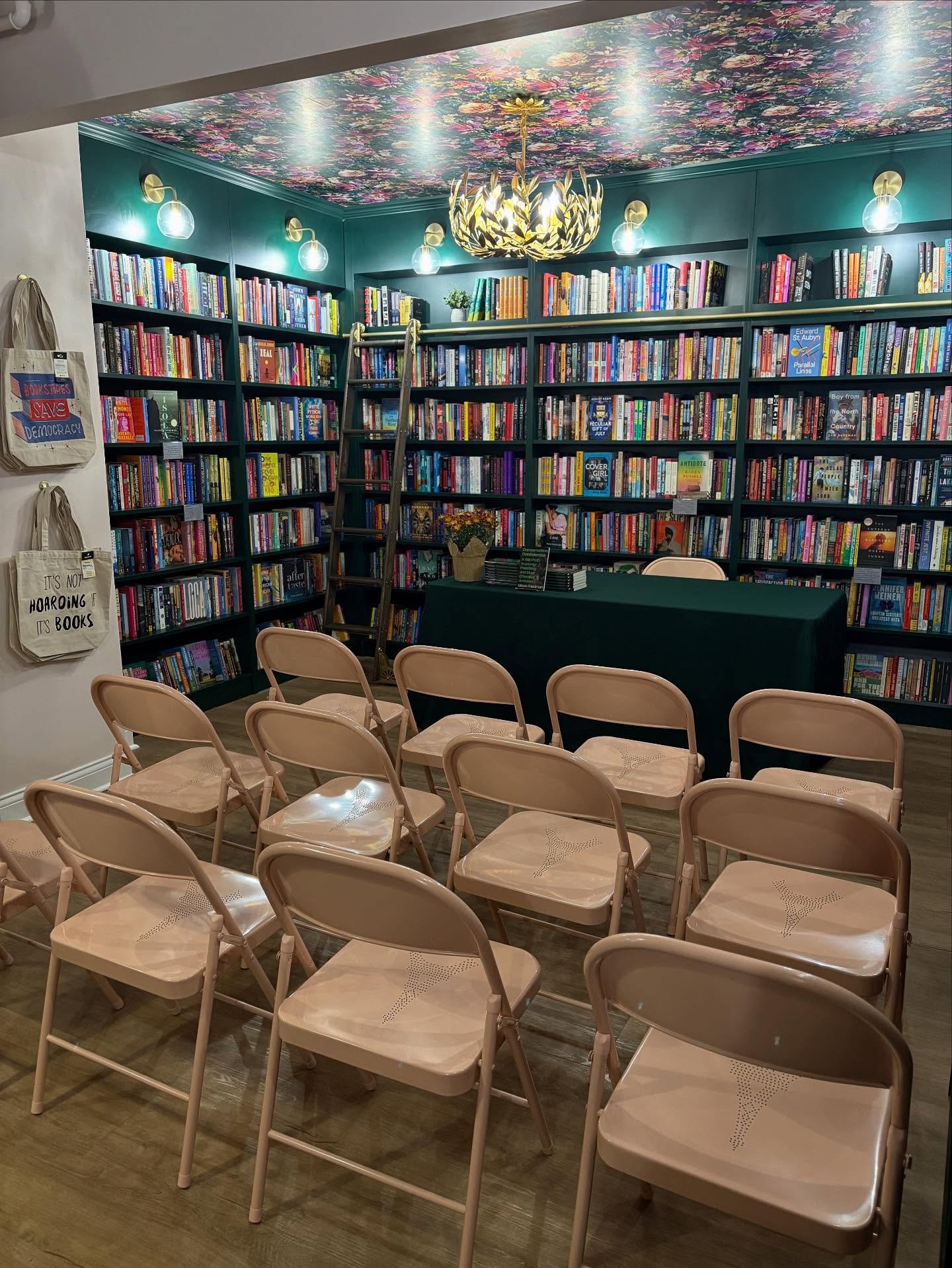 Doesn&rsquo;t she look beautiful all dressed up for an event?? This evening we&rsquo;re welcoming author @friedman_mitch to read an excerpt from his new book Conservation Confidential: A Wild Path to a Less Polarizing and More Effective Activism. So 
