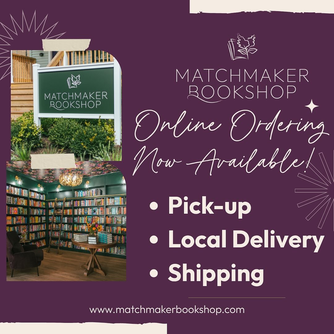 It&rsquo;s official! You can now order books from Matchmaker online. Whether you&rsquo;re local and would like to pick-up in the shop or need something shipped anywhere in the US, we have you covered! ✨📚📦 

#bookstore #indiebookstore #independentbo