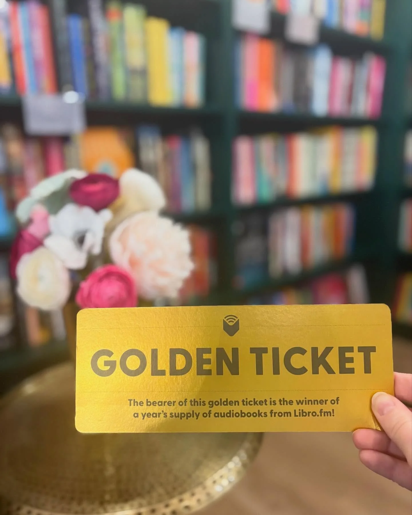 We&rsquo;re counting down the days until Independent Bookstore Day! On Saturday, April 25th everyone who stops by Matchmaker has the chance to find the @librofm golden ticket hidden somewhere in the shop! That ticket gets you 12 free audiobooks! Happ