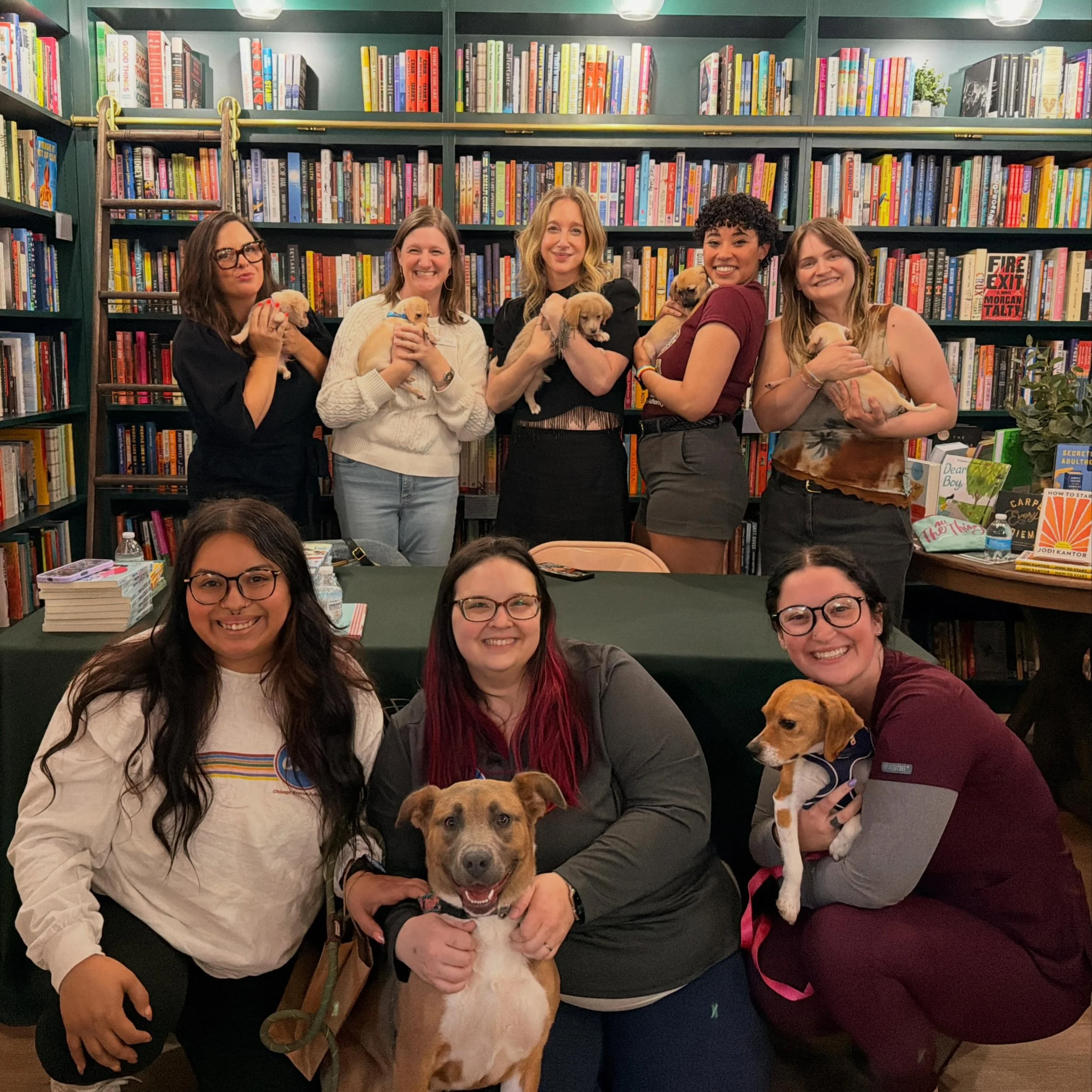 A huge thank you to everyone who came out to the shop last night to celebrate the release of BETTER PETS! A very special thanks to our friends at @chicagorescueauthority and all of the adoptable pups they brought in. And of course a huge thanks to @l