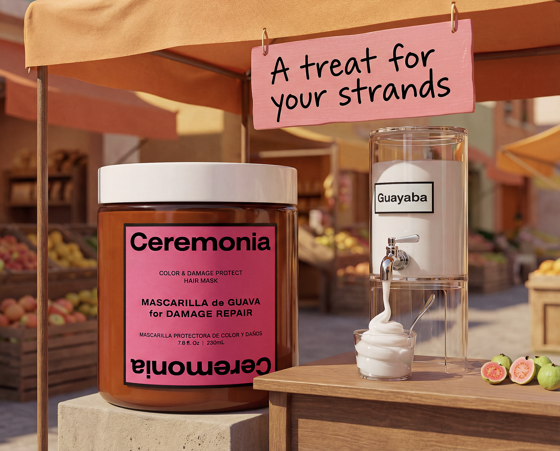 ceremonia-guava-hair-mask-cream-dispenser-ai-generated-commercial-images-nyc.png
