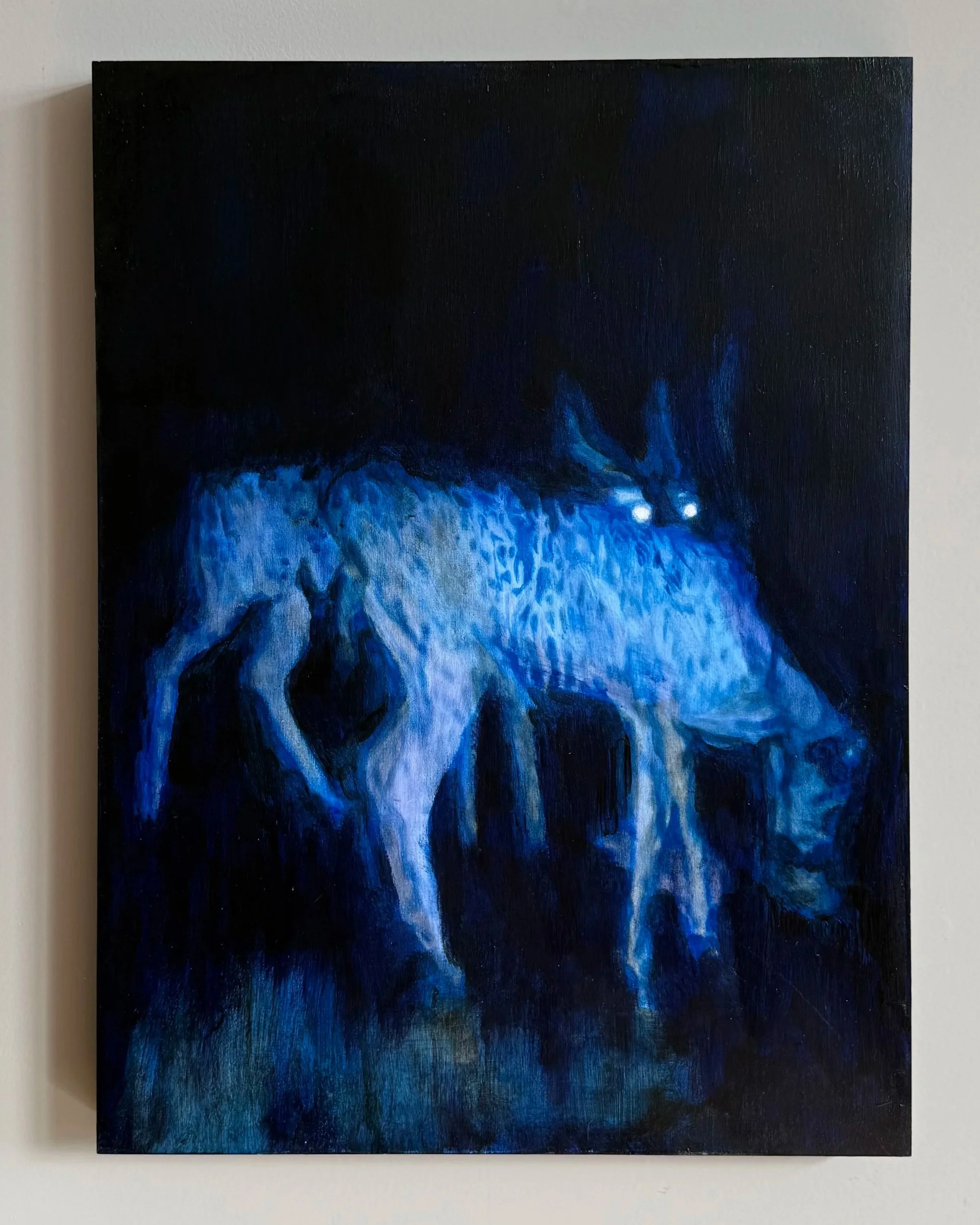 "Local Gossip" 2025
Acrylic on wood panel, 17 x 24"
$1,250.00