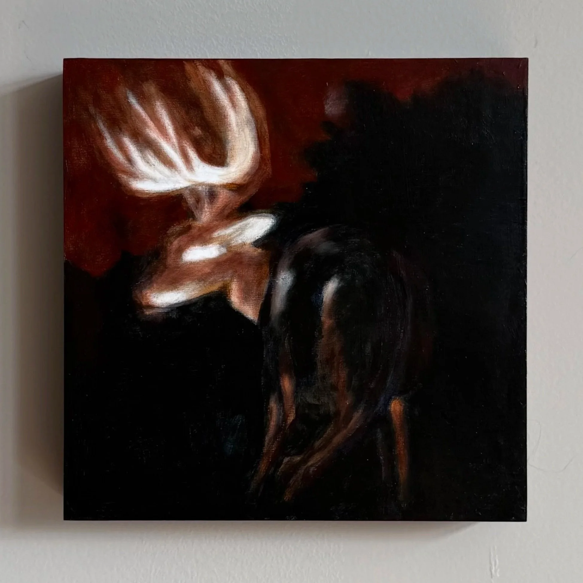 "Heralder" 2025
Acrylic on wood panel, 10 x10"
$500.00