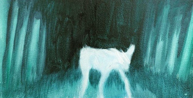 "Shifting" 2020
Oil on Wood panel, 10"x5"
