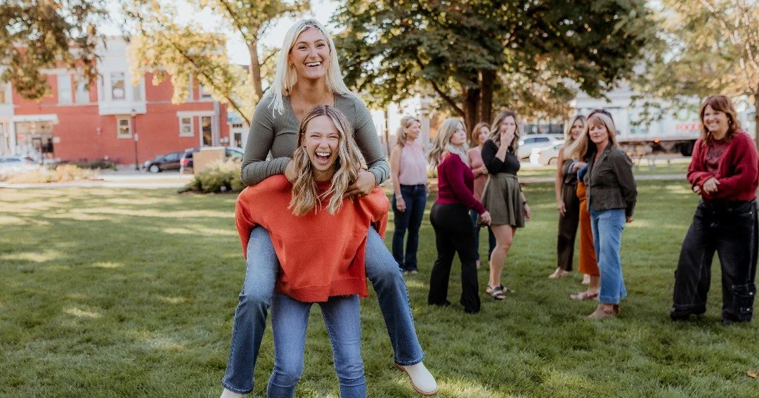 Reagan and Carmela bringing the laughs while the Allure team plays behind the scenes at our photoshoot. We love what we do and who we do it with.  Thankful for our amazing team here at Allure.