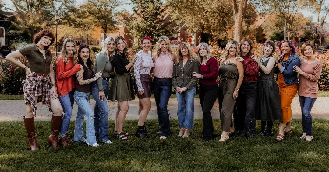 Every person in this photo brings something different to Allure Designs, and that is what makes our Libertyville salon feel the way it does. This team cares about good work, but they care even more about the people sitting in their chairs.

We are pr