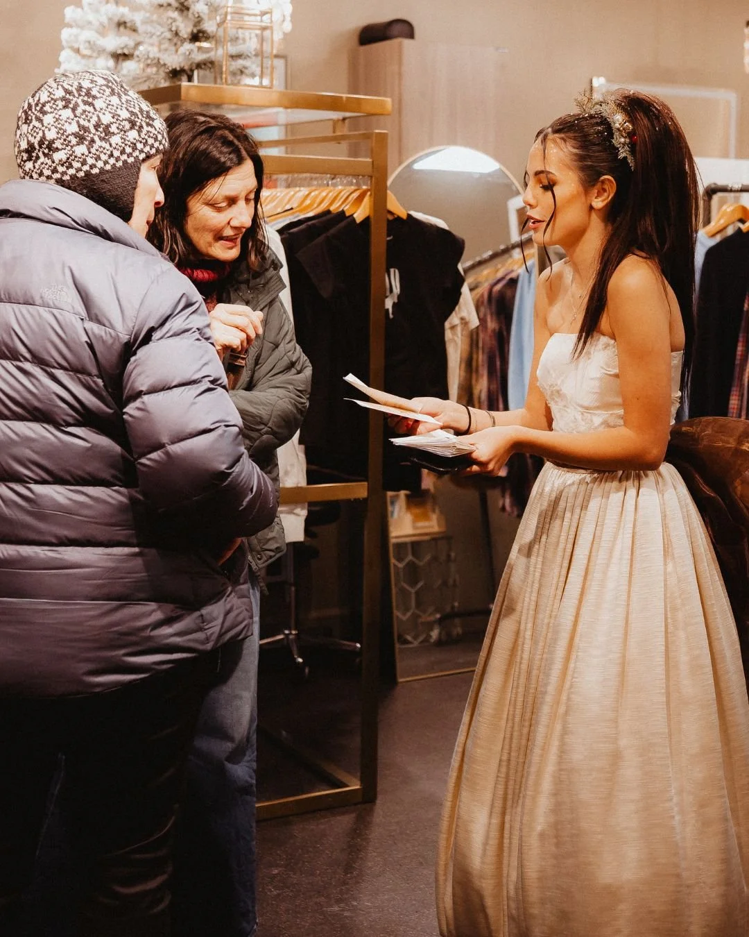 A few more favorites from our Holiday Party and Fashion Show night. The smiles, the looks, the little behind the scenes moments, it all meant a lot.

Special thank you to @nicolepinkofficial for the dresses that stole the show, and to @fire.stone.hai