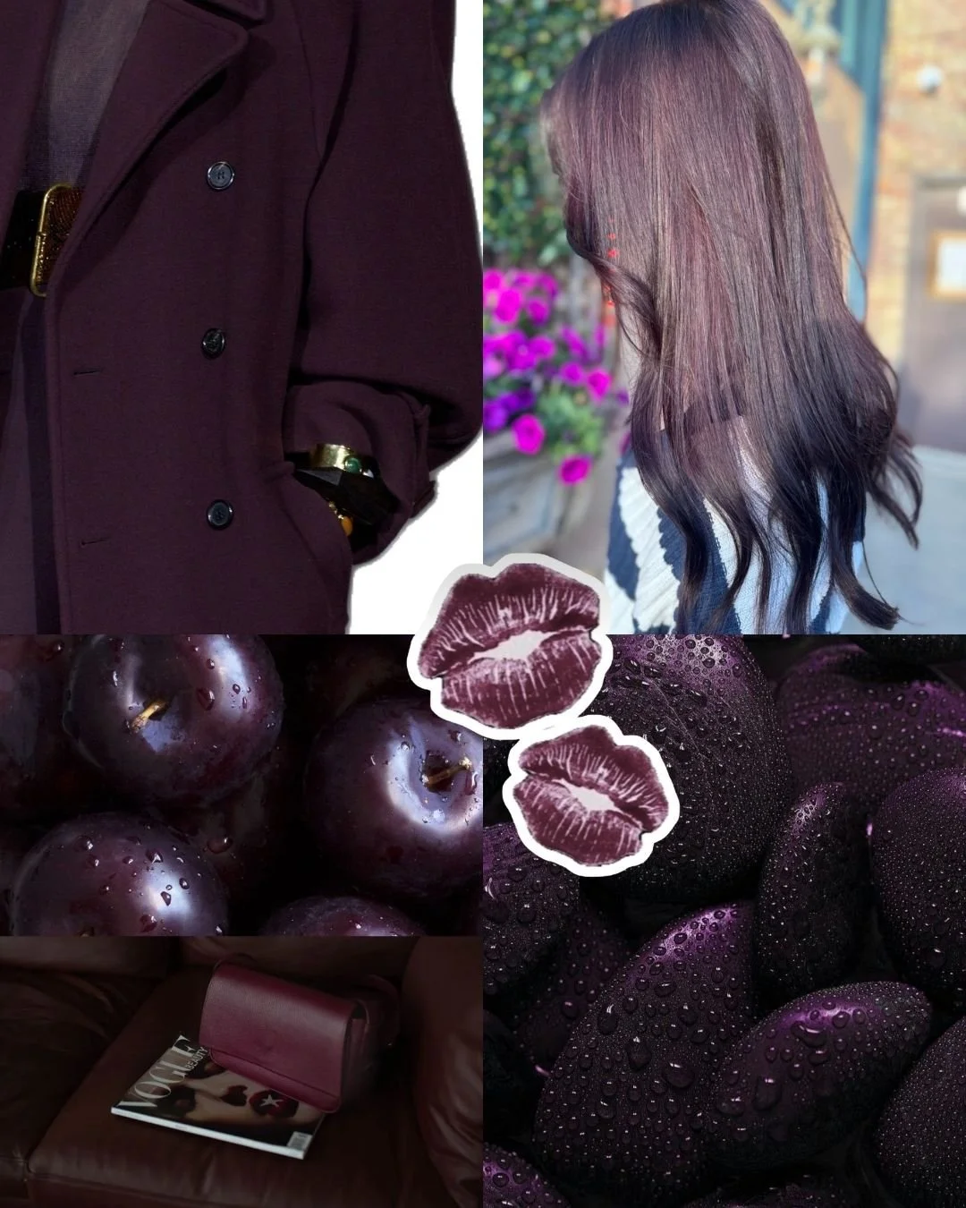 Carmela transformed her natural warmth into this deep plum tone that shifts beautifully in the light. The goal was an all over color that still felt dimensional, and the softness in the finish keeps it wearable for everyday.

If you are drawn to rich