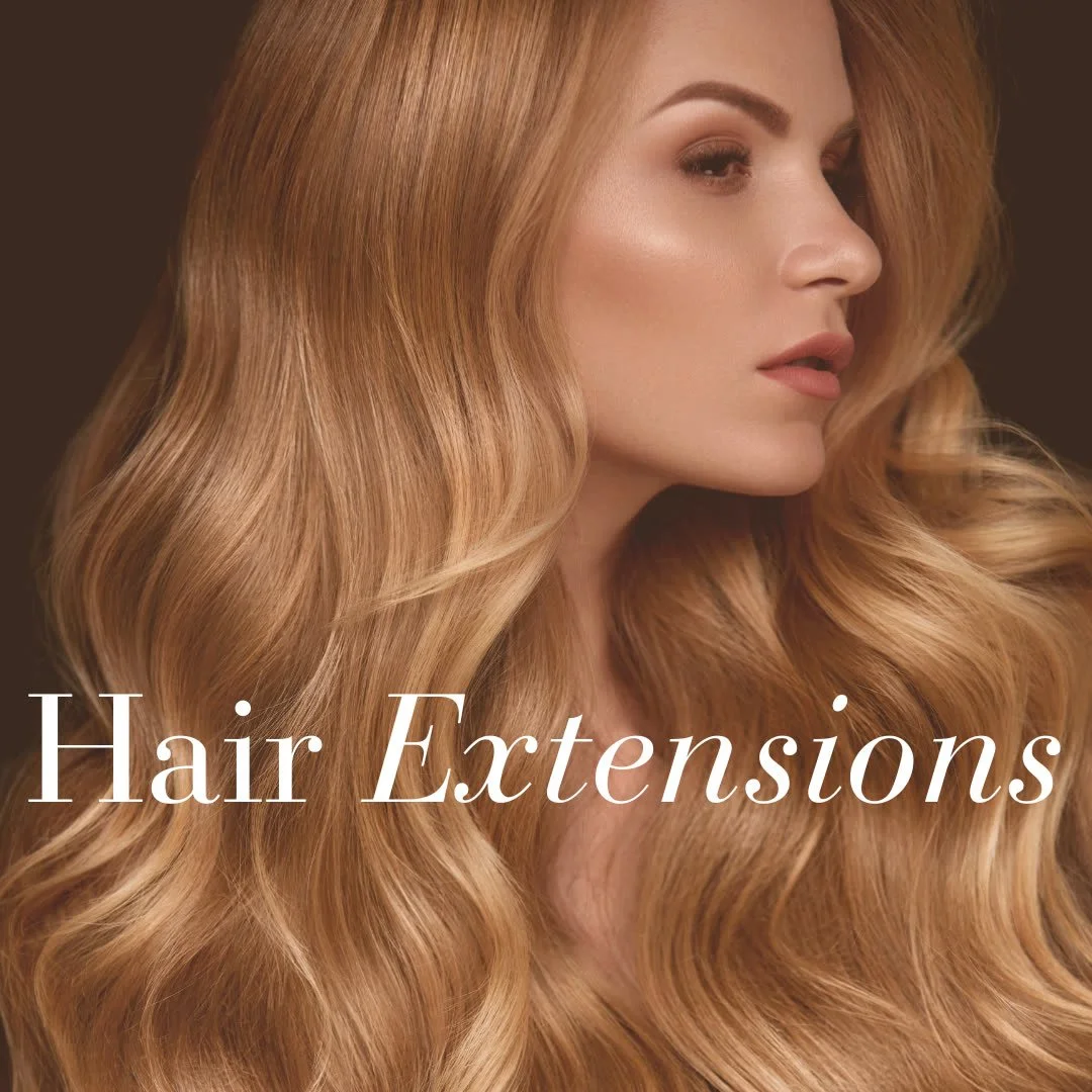 Hair extension services at Allure Designs