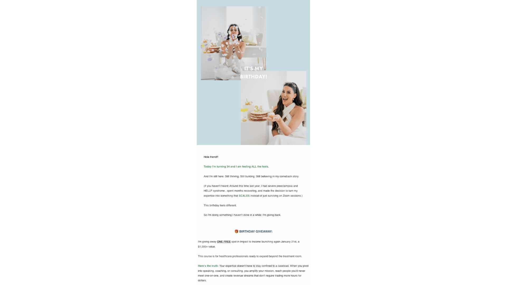 email marketing speech therapy