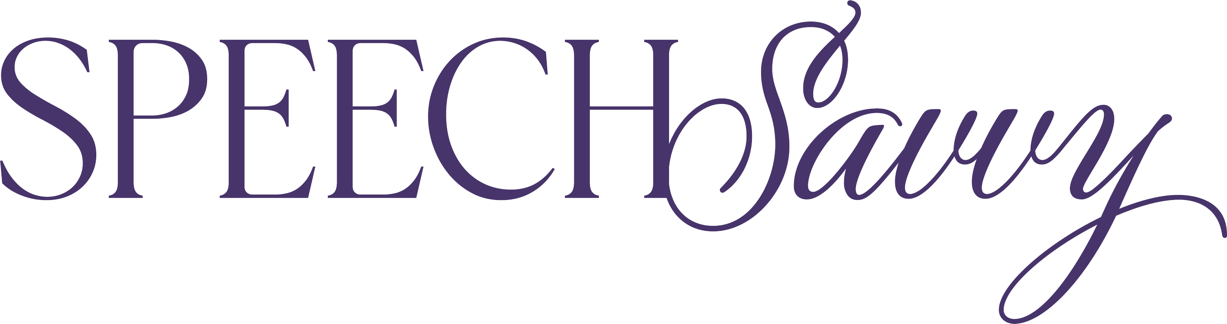 speech therapy marketing logo