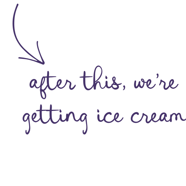 ice cream branding sticker