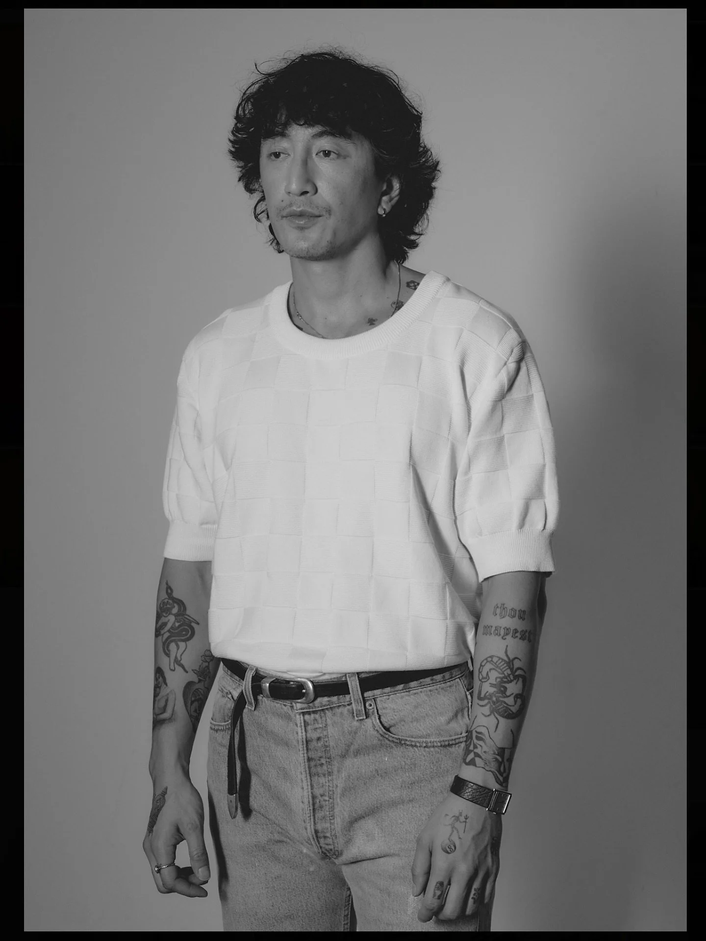 Dexter in a @scottfrasercollection Chet Knit.

Shot by @shuttrskunk