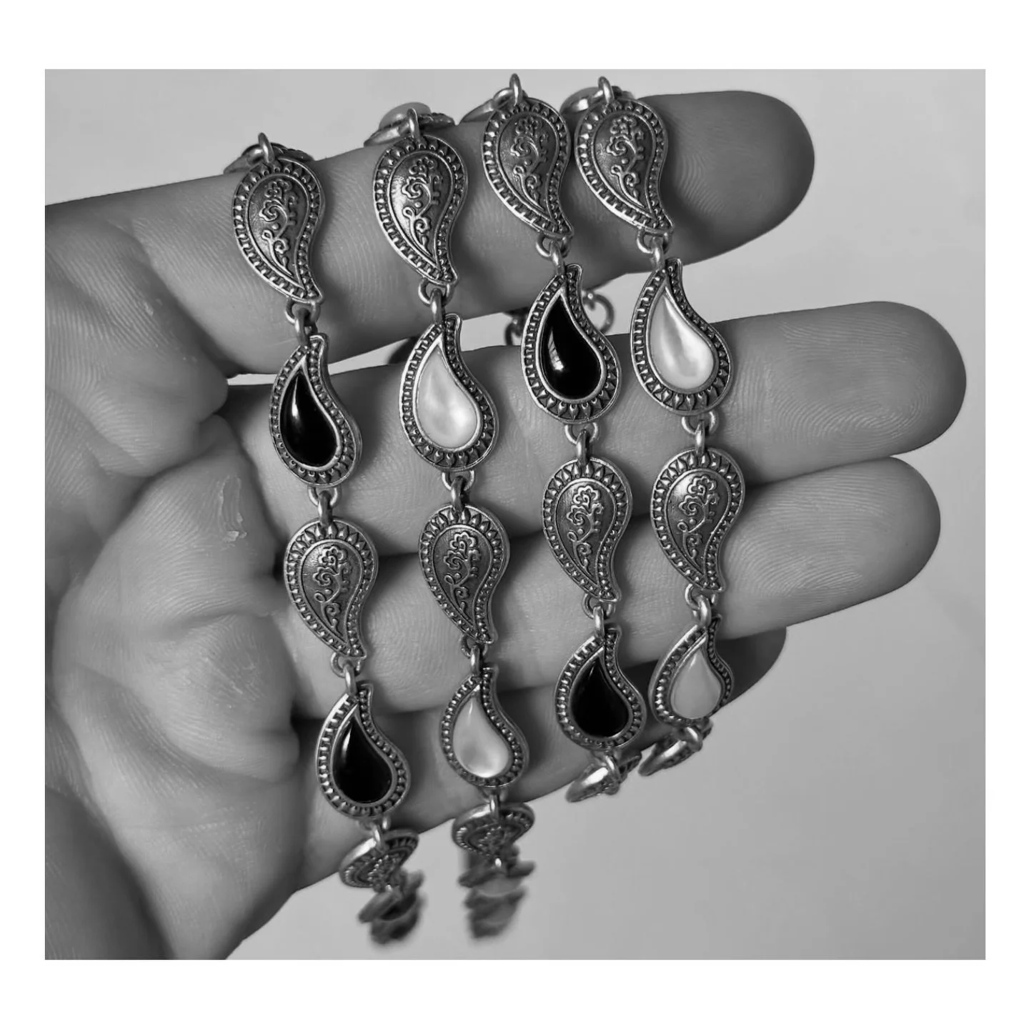 The Paisley collection by @forthosewhosin is one of our favourites here at the boutique. Such unique design and elegance in these pieces. Come by the store to try some on.