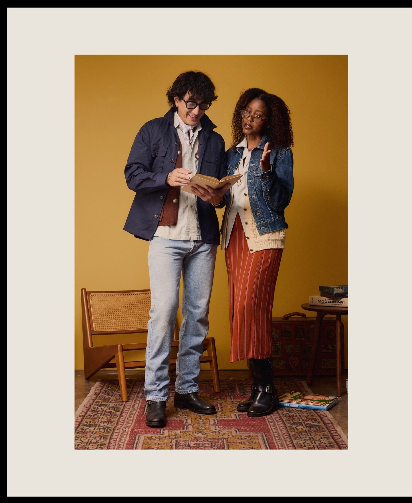 Part 3 of our spread.

Design and graphics by @studiomotif.ca 
Photos by @shuttrskunk &amp; @ev3rstudio 

Featured brands - @shangrilaheritage / @namimanofficial / @pharaohs.horses / @ttandco_usa / @birdnotebrand / @scottfrasercollection / @forthosew