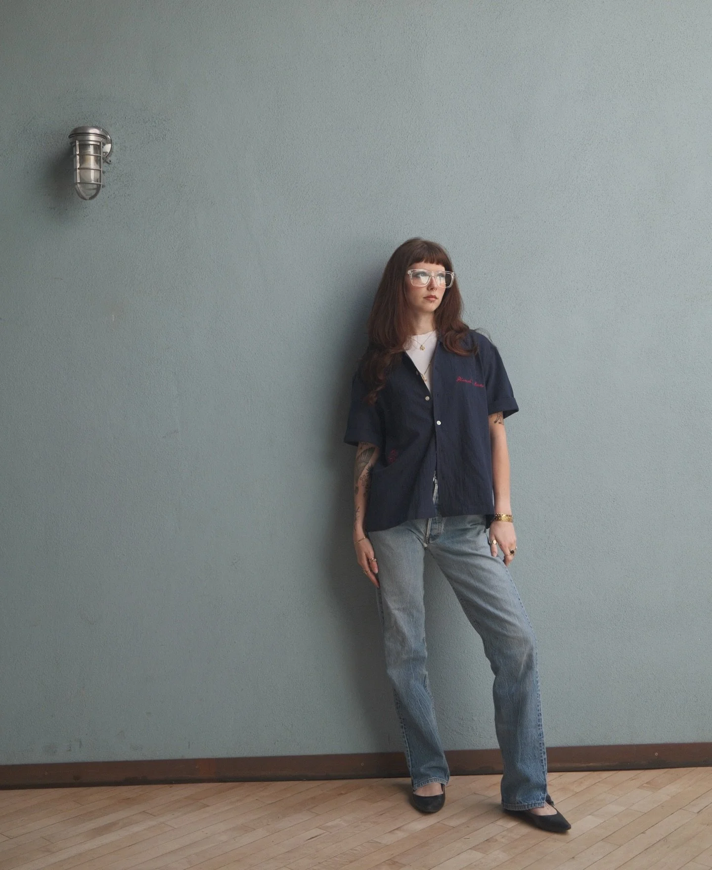 New @pharaohs.horses X @lepapillon.garage smoking lady shirts are now available on our web store.