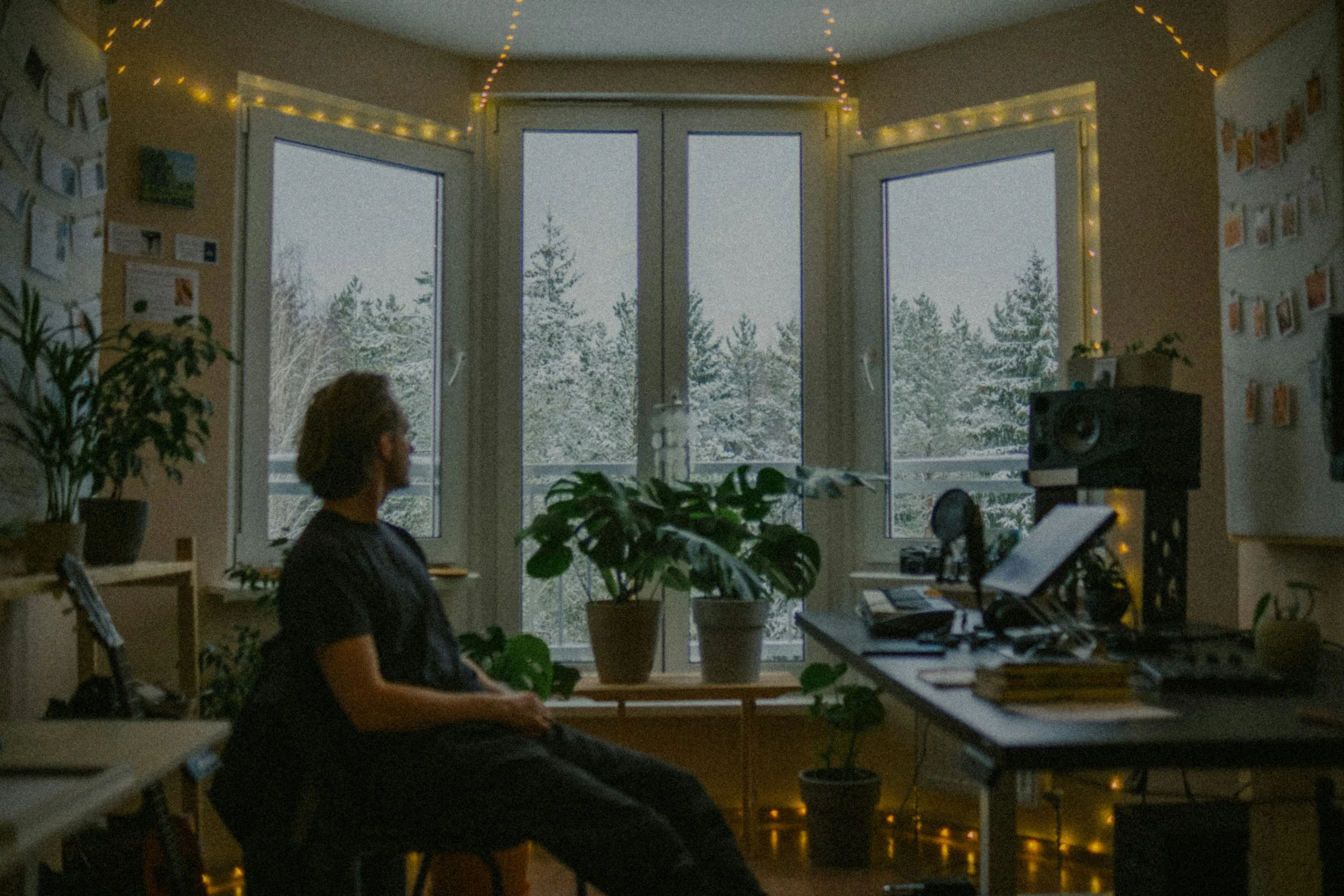 Therapist sitting thoughtfully in an office, representing the personal emotional challenges therapists can experience outside of their clinical role.