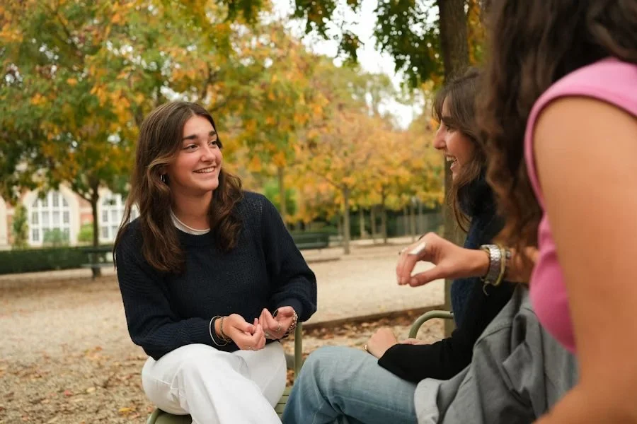 “A group of therapists networking and building connections during graduate school, fostering community and professional growth.”