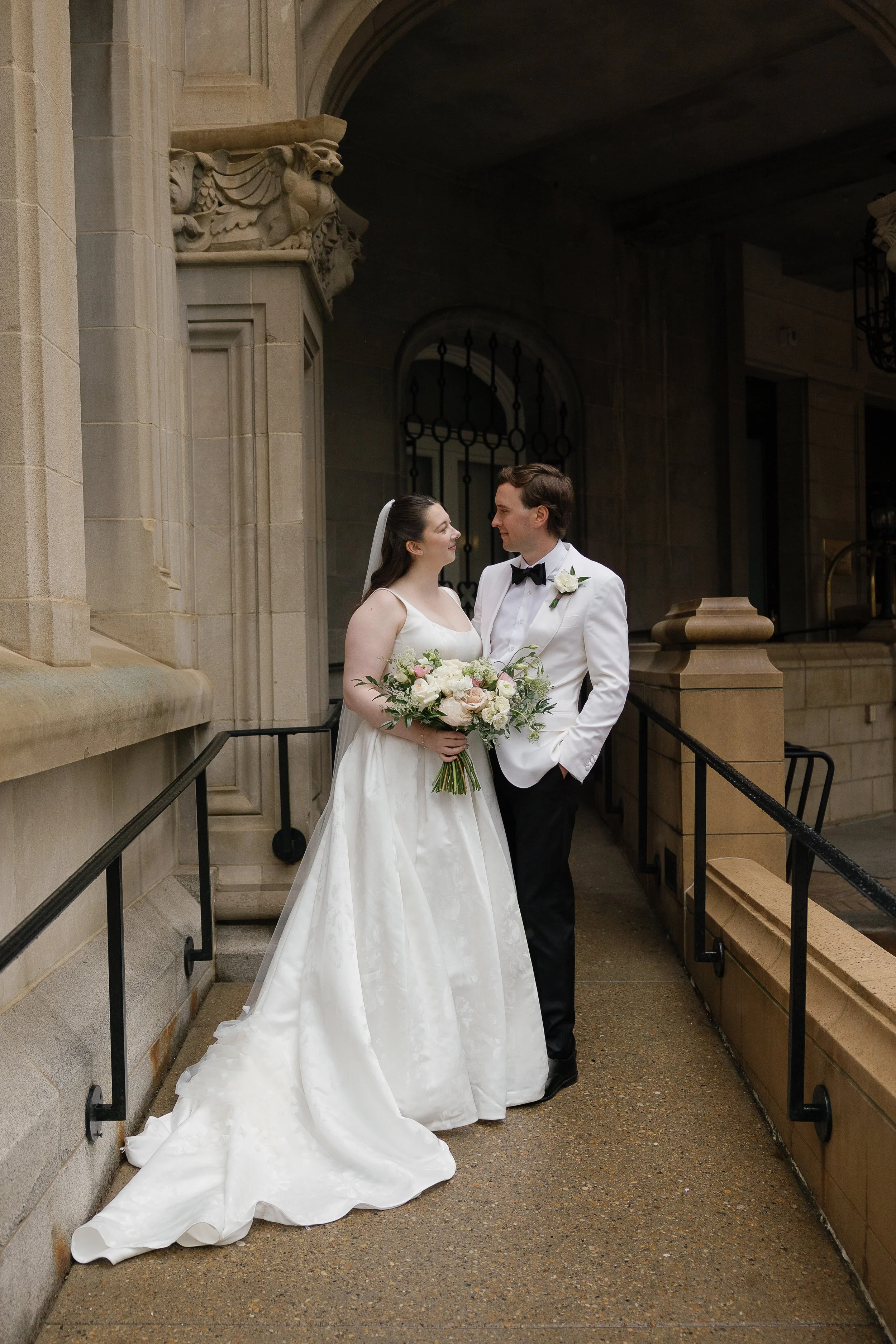 Venue: Fairmont Hotel Macdonald
Photo: Carissa Marie photography
Officiant: Dave Sawchuk
Florals: Laurels on Whyte
Hair and Makeup: KD Artistry
String Quartet: Stringbeans Quartet
DJ: Suzanne Summers