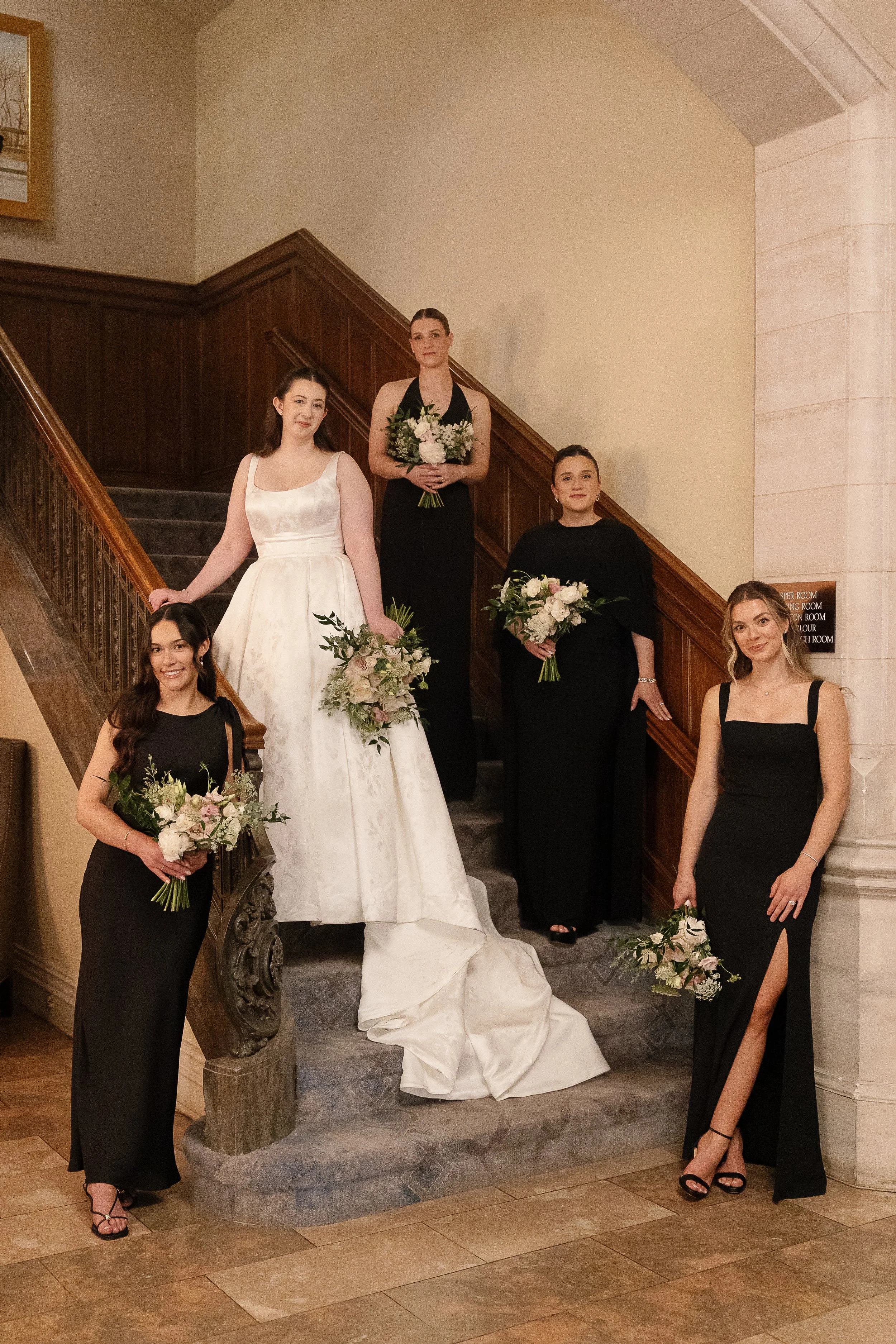 Venue: Fairmont Hotel Macdonald
Photo: Carissa Marie photography
Officiant: Dave Sawchuk
Florals: Laurels on Whyte
Hair and Makeup: KD Artistry
String Quartet: Stringbeans Quartet
DJ: Suzanne Summers