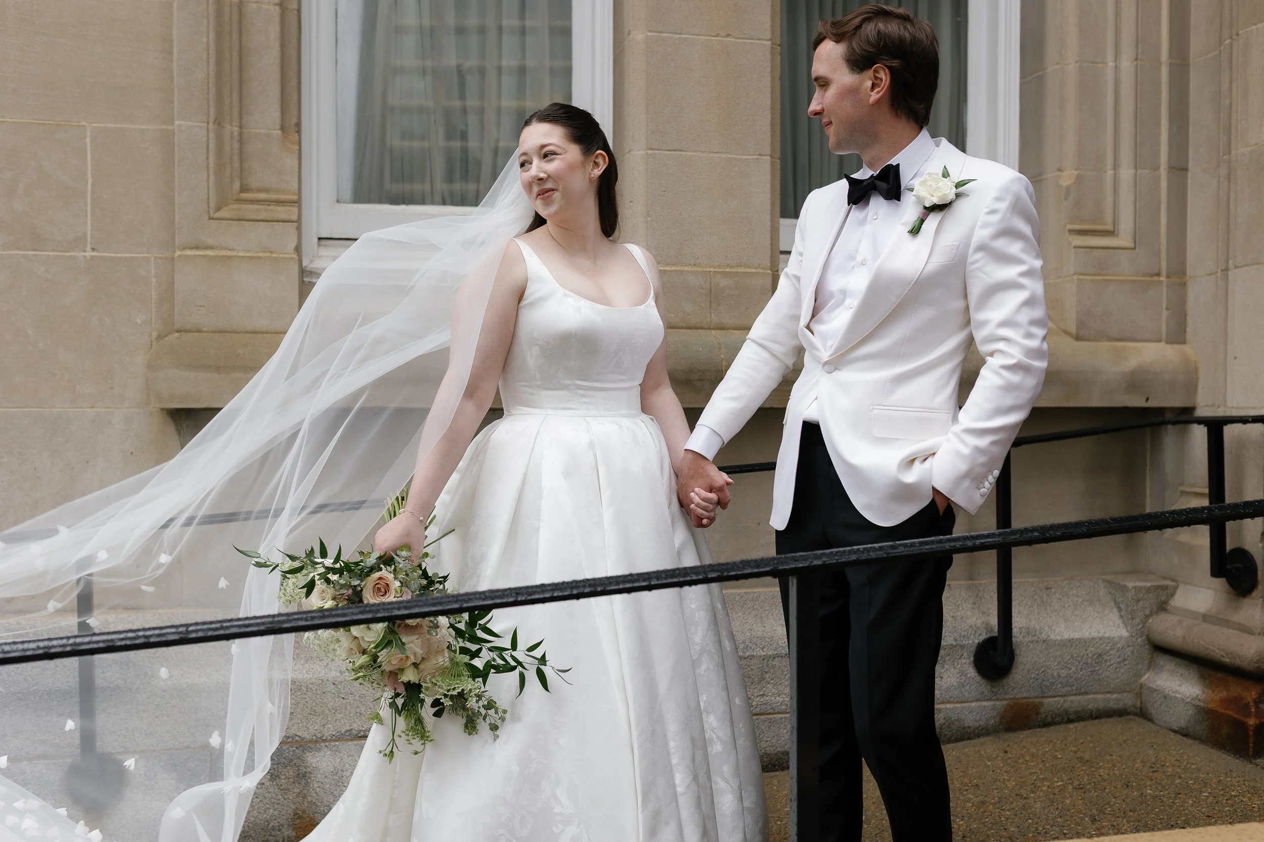Venue: Fairmont Hotel Macdonald
Photo: Carissa Marie photography
Officiant: Dave Sawchuk
Florals: Laurels on Whyte
Hair and Makeup: KD Artistry
String Quartet: Stringbeans Quartet
DJ: Suzanne Summers