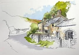 Workshop | watercolour line and wash | Saturday, June 27th, 2026 | paint your own special place!