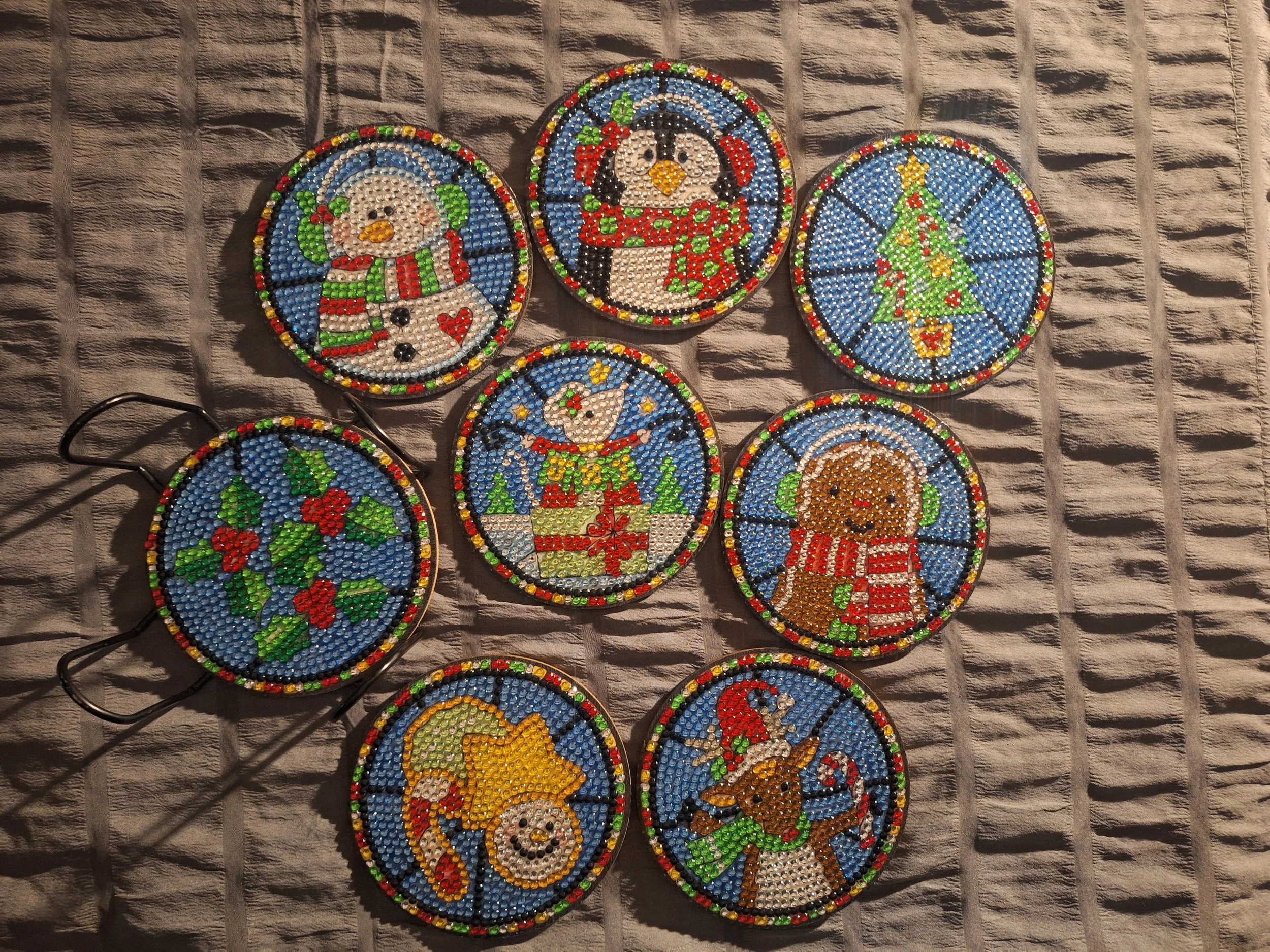 Holiday Coasters - Set of 8