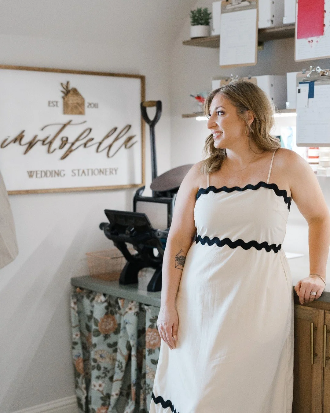 POV: You just walked into our studio and now you want to touch all the pretty paper. (Same, honestly.) 📝✨

This is where we design and print heirloom wedding stationery for couples who want something truly special. Custom crests, letterpress details