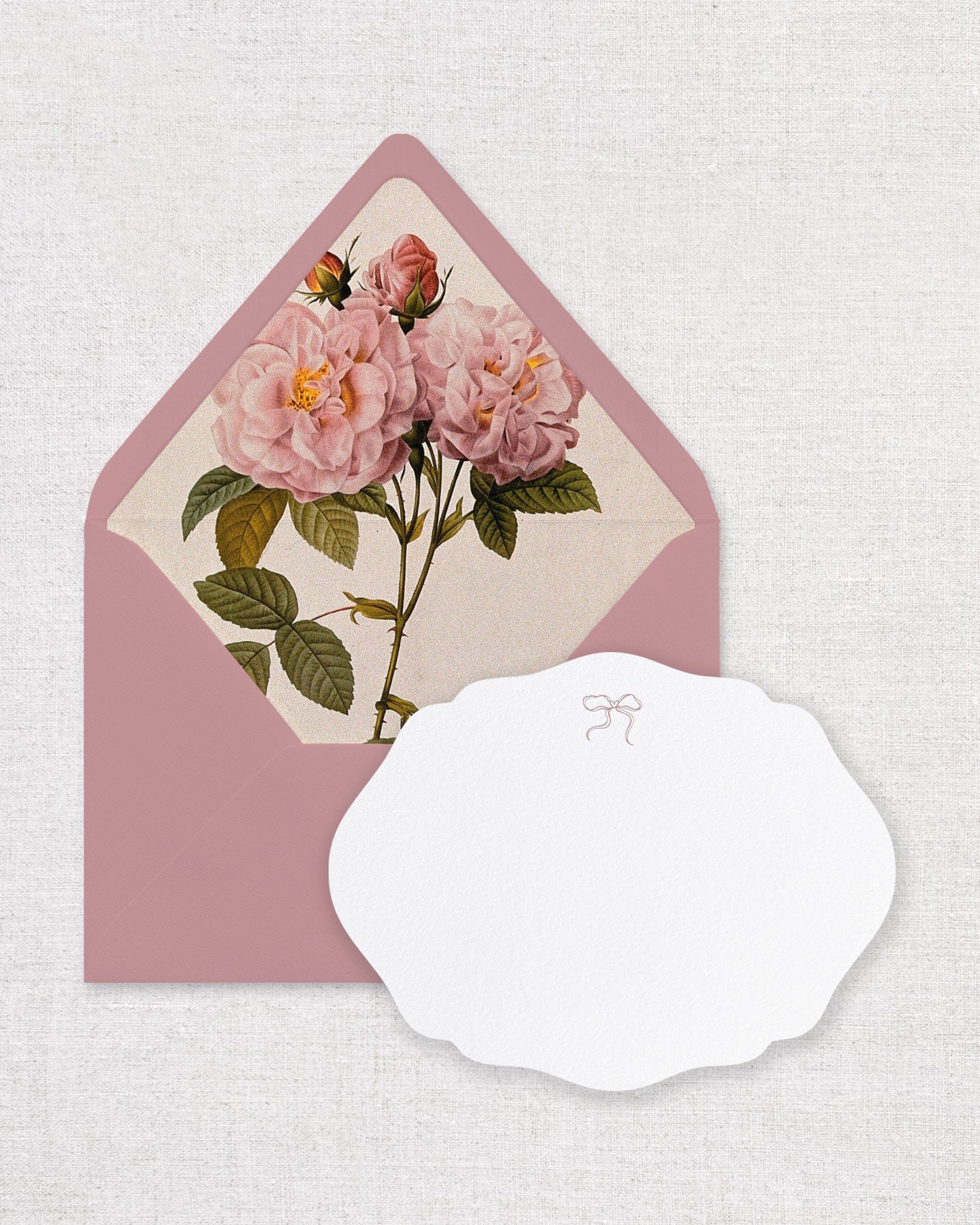 Pretty in pink and pressed to perfection 🎀✨

Our letterpress note card sets are giving major vintage charm with a modern twist. That scalloped die-cut shape? Swoon worthy. The delicate bow motif? Everything. And can we talk about that stunning botan