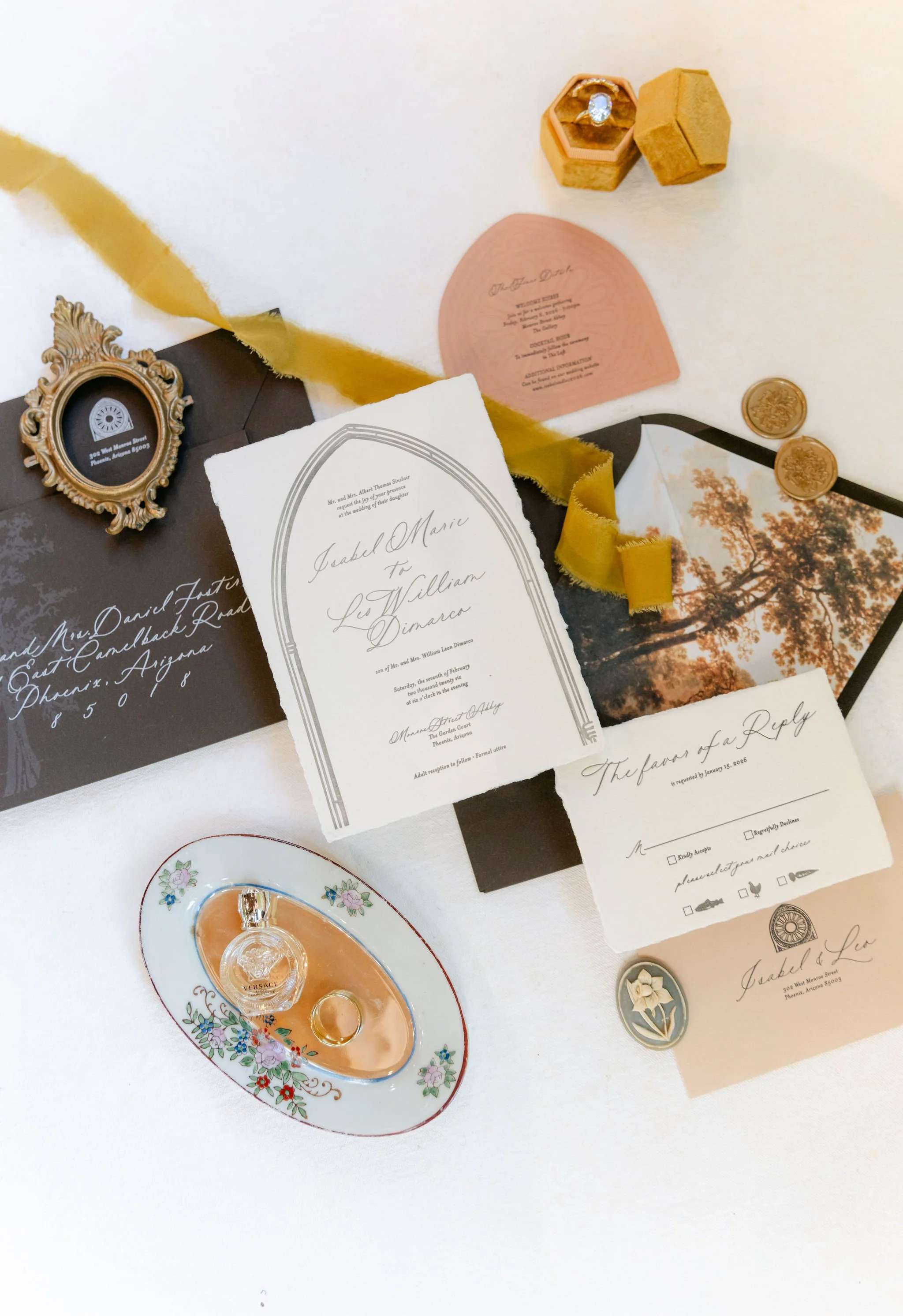 Desert Romance in Full Bloom: A Styled Shoot at Monroe Street Abbey