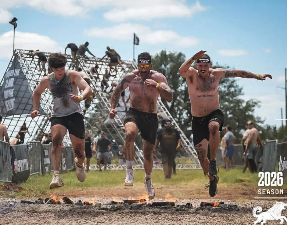 Owner Matt and House Manager Aaron at the Spartan Race