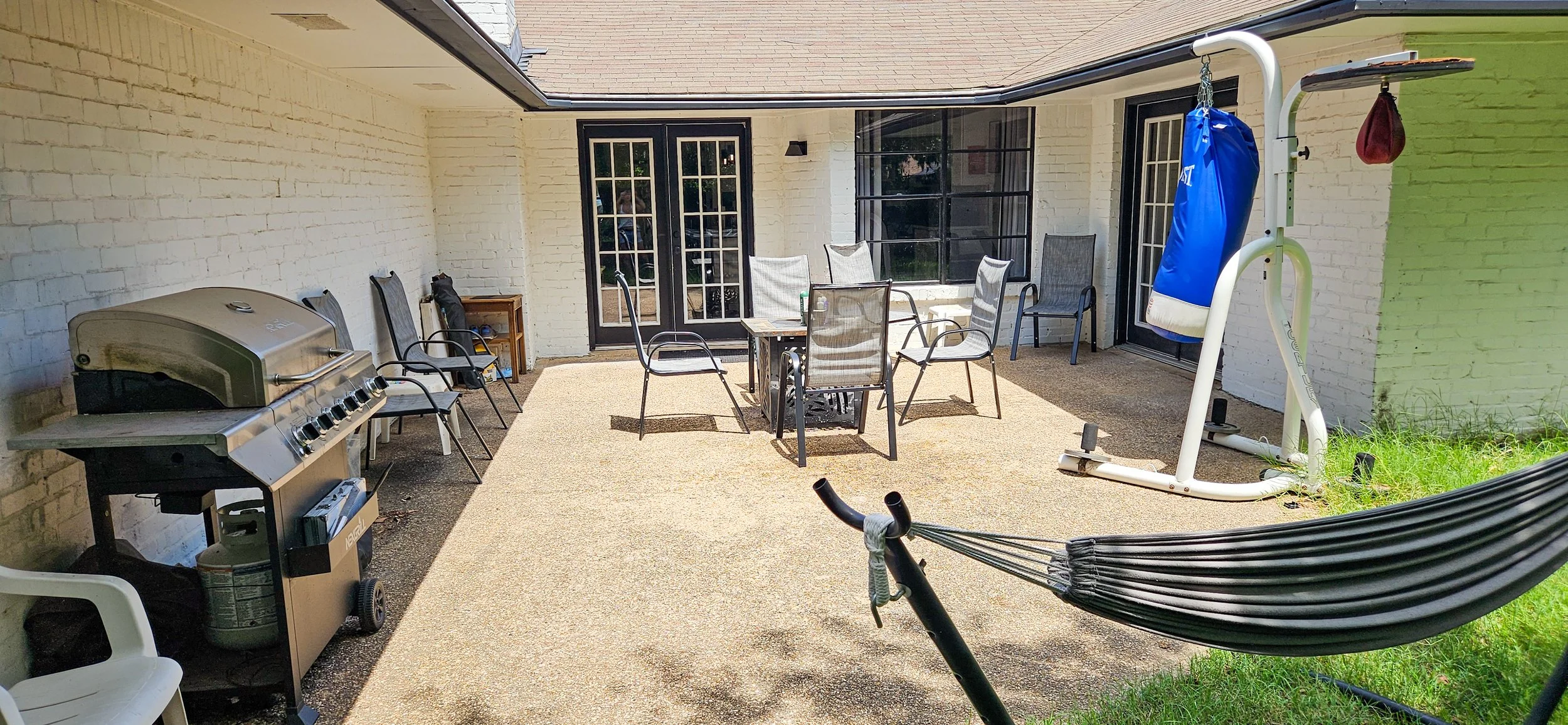 House 1 Backyard area