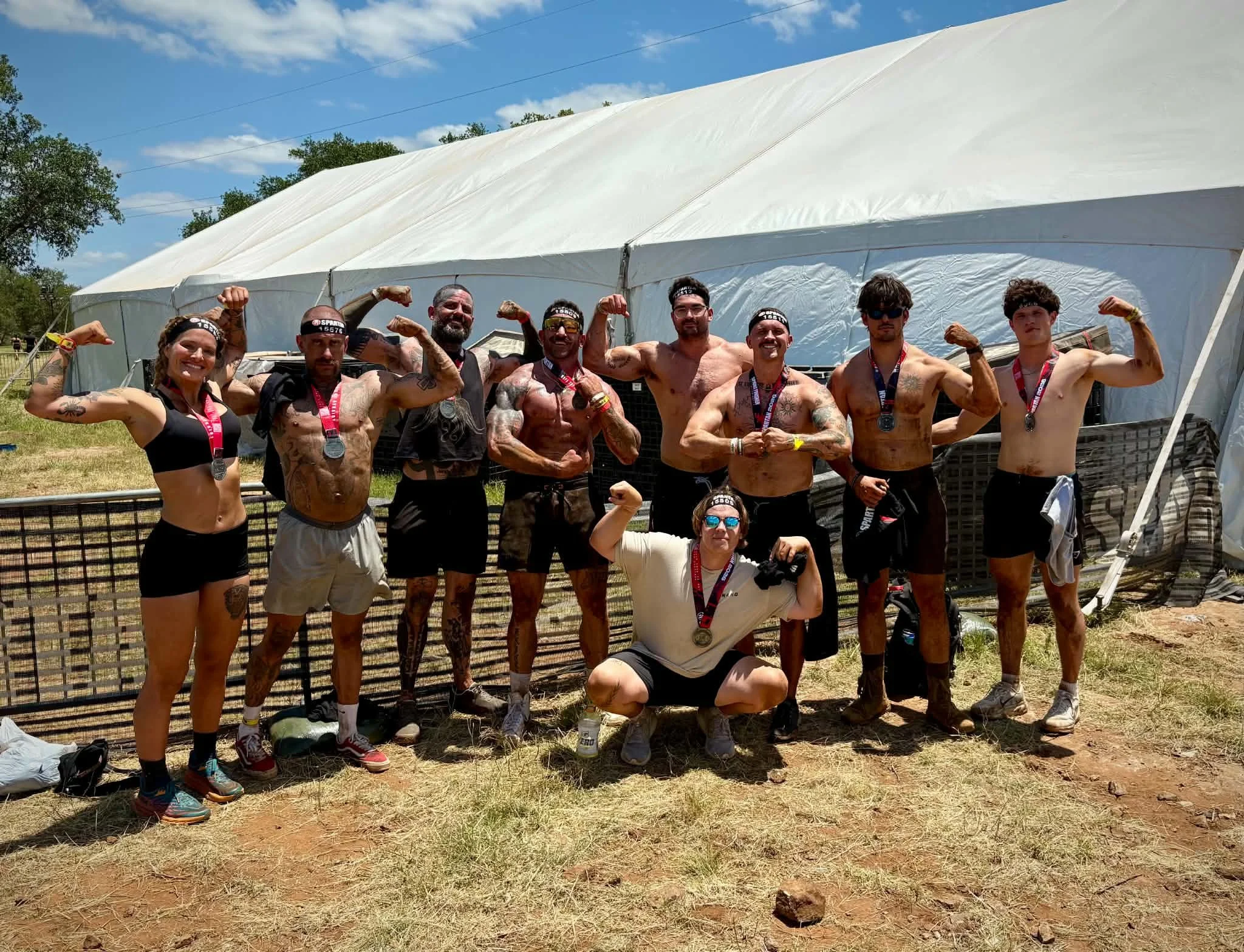 Apollo House Team at the Spartan Race