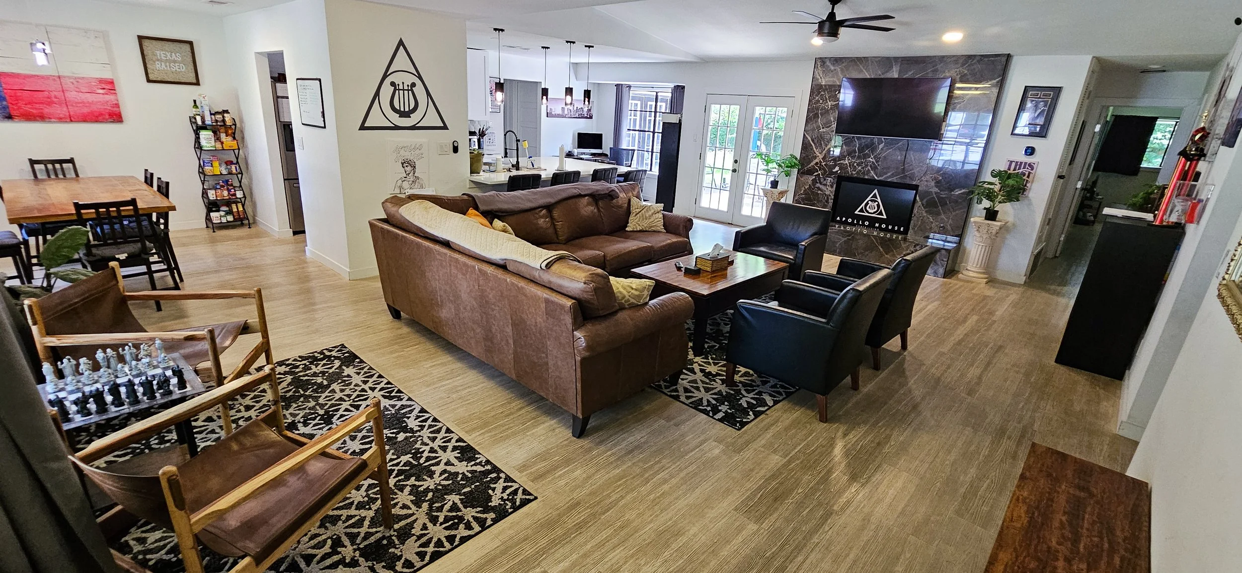 House 1 open living space