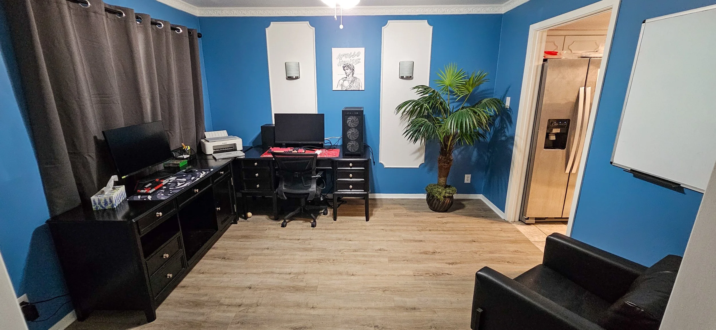 House 2 office and gaming room