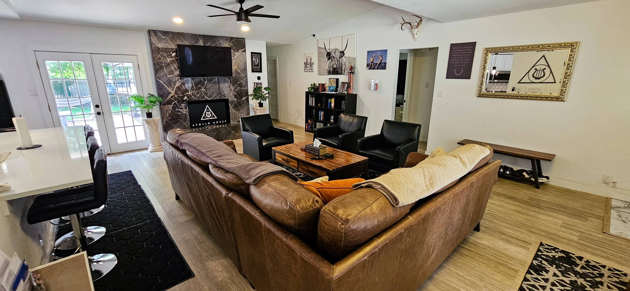 House 1 open living space
