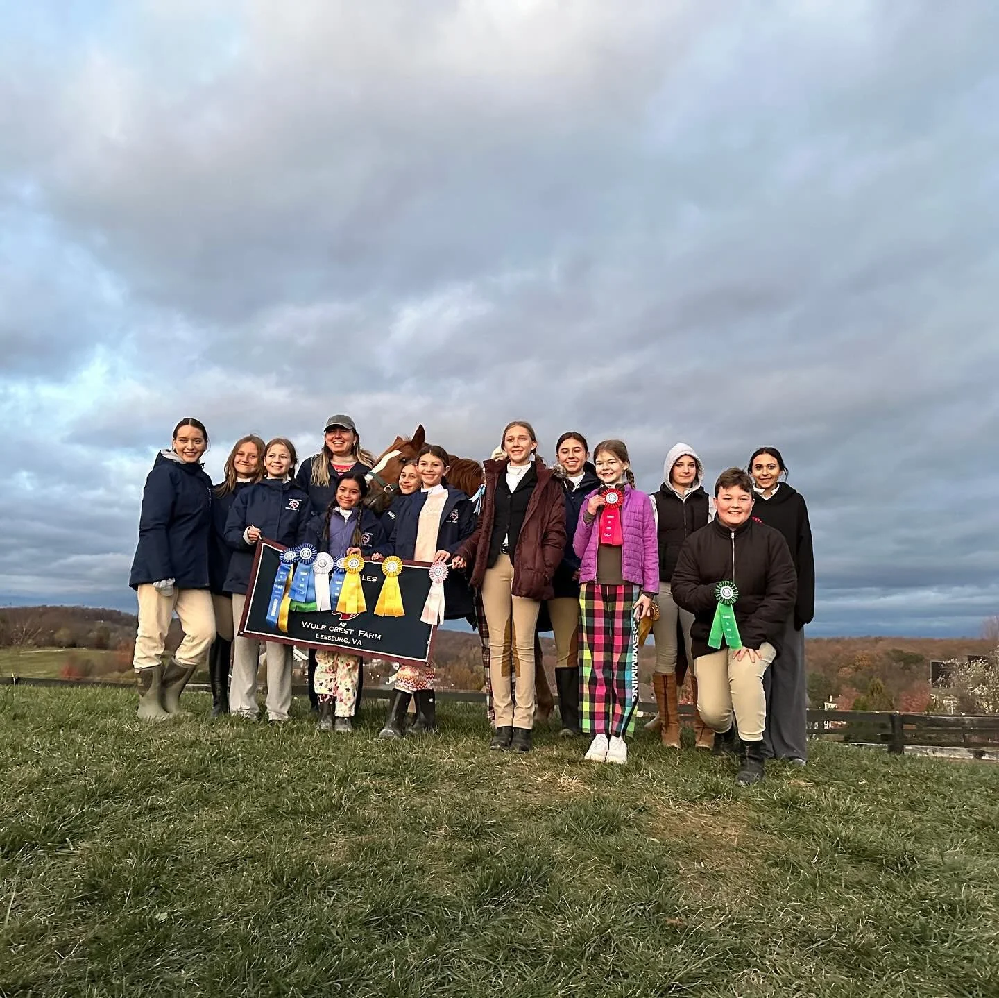 Another day, another tri-color ribbon! Congratulations to my Futures IEA team on their Champion day at Clairvaux today! The Varsity team had some truly great rides, we had two riders get to show for the first time, and we had our first rider qualify 