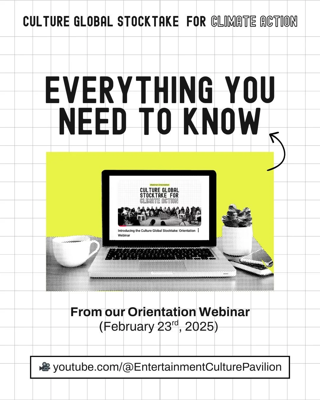 The Culture Global Stocktake for Climate Action is gathering input from artists, cultural workers, communicators, researchers, and organizations around the world 📣.

✍️ Submit your written input via the link in bio! Your contribution will be synthes