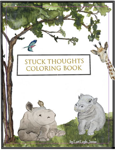 Stuck Thoughts Coloring Book