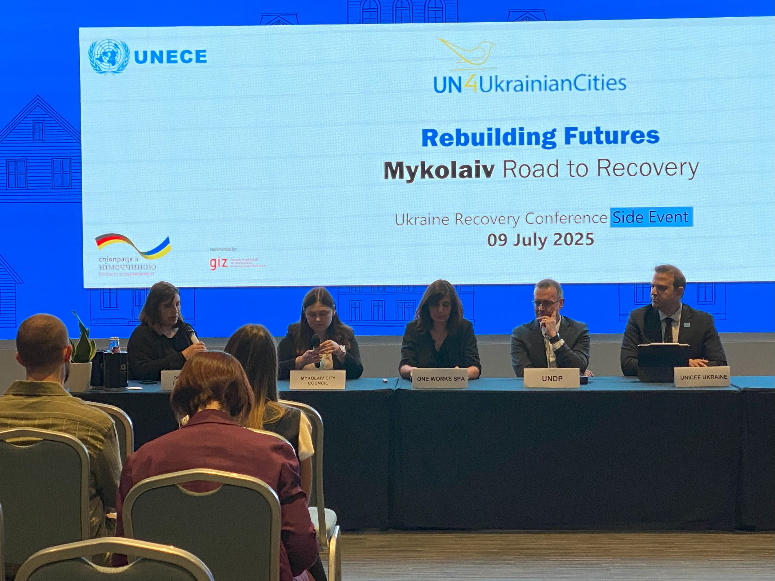 Panel discussion II: Economic Resilience: the Key to Success for the Mykolaiv Industrial Park Moderator: Alessia Macchiavello , Operating Manager, One Works Foundation Speakers: Tetiana Shulichenko , Head of Economic Development Department, Myk