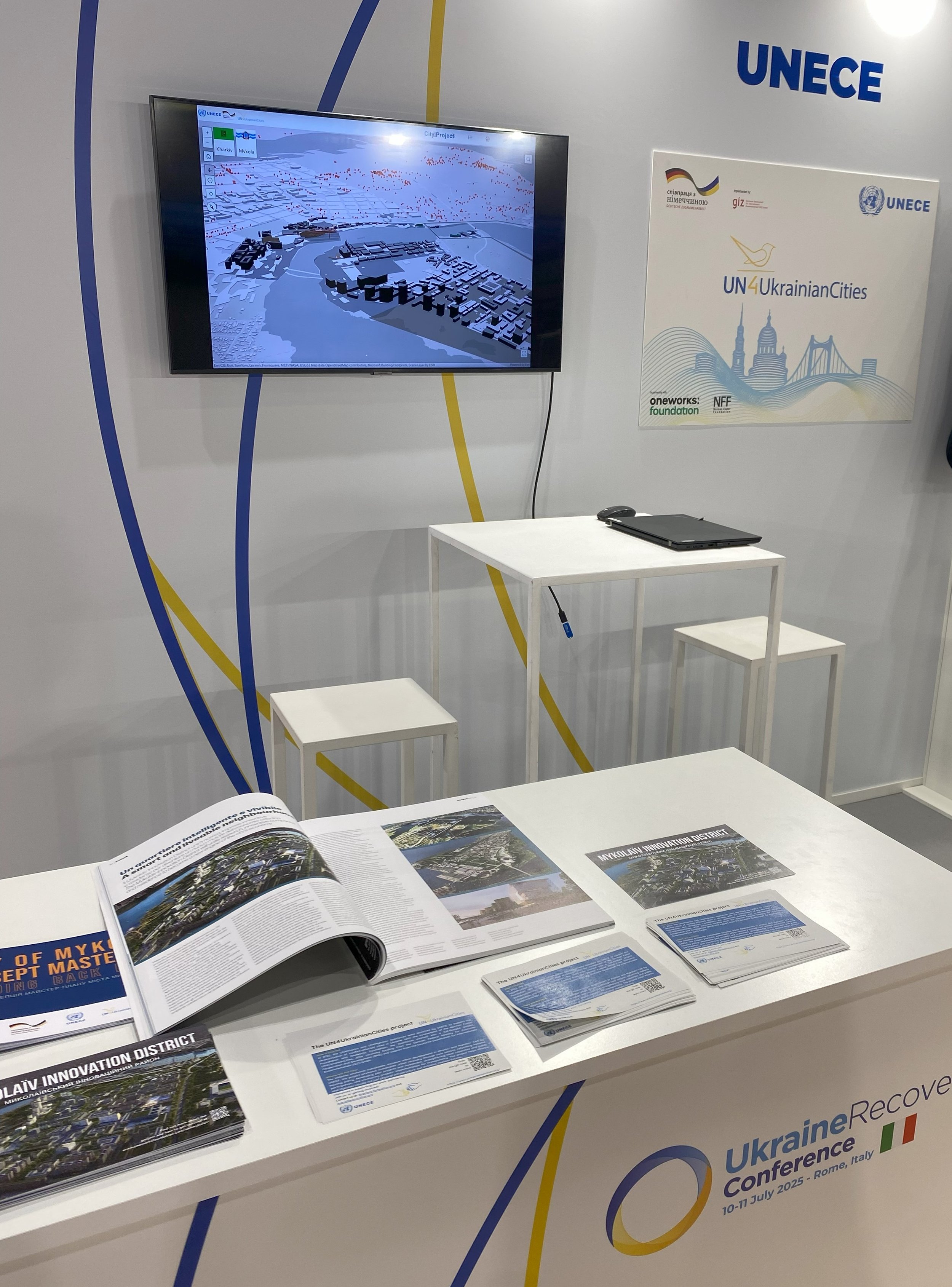 UNECE exhibition booth - URC 2025