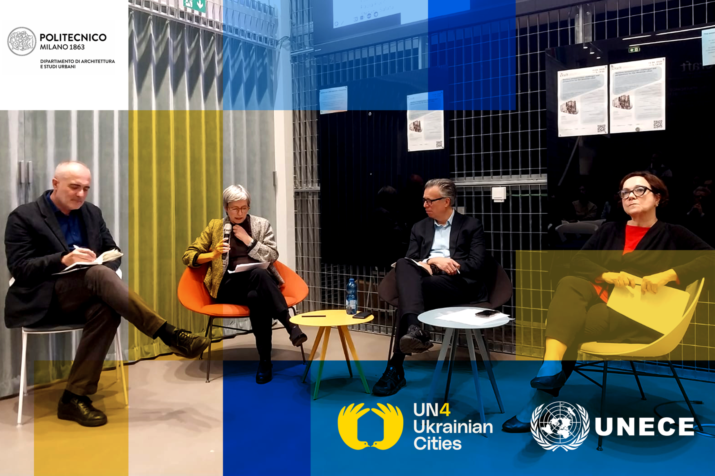 UN4UkrainianCities Contributes to Seminar on Wartime Reconstruction at Politecnico di Milano, Italy