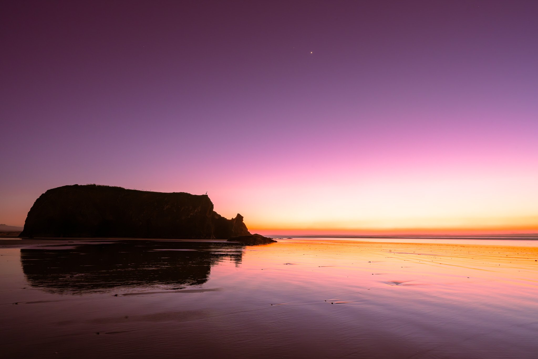 Whale Rock, Seaside Beach, Mendocino Coast