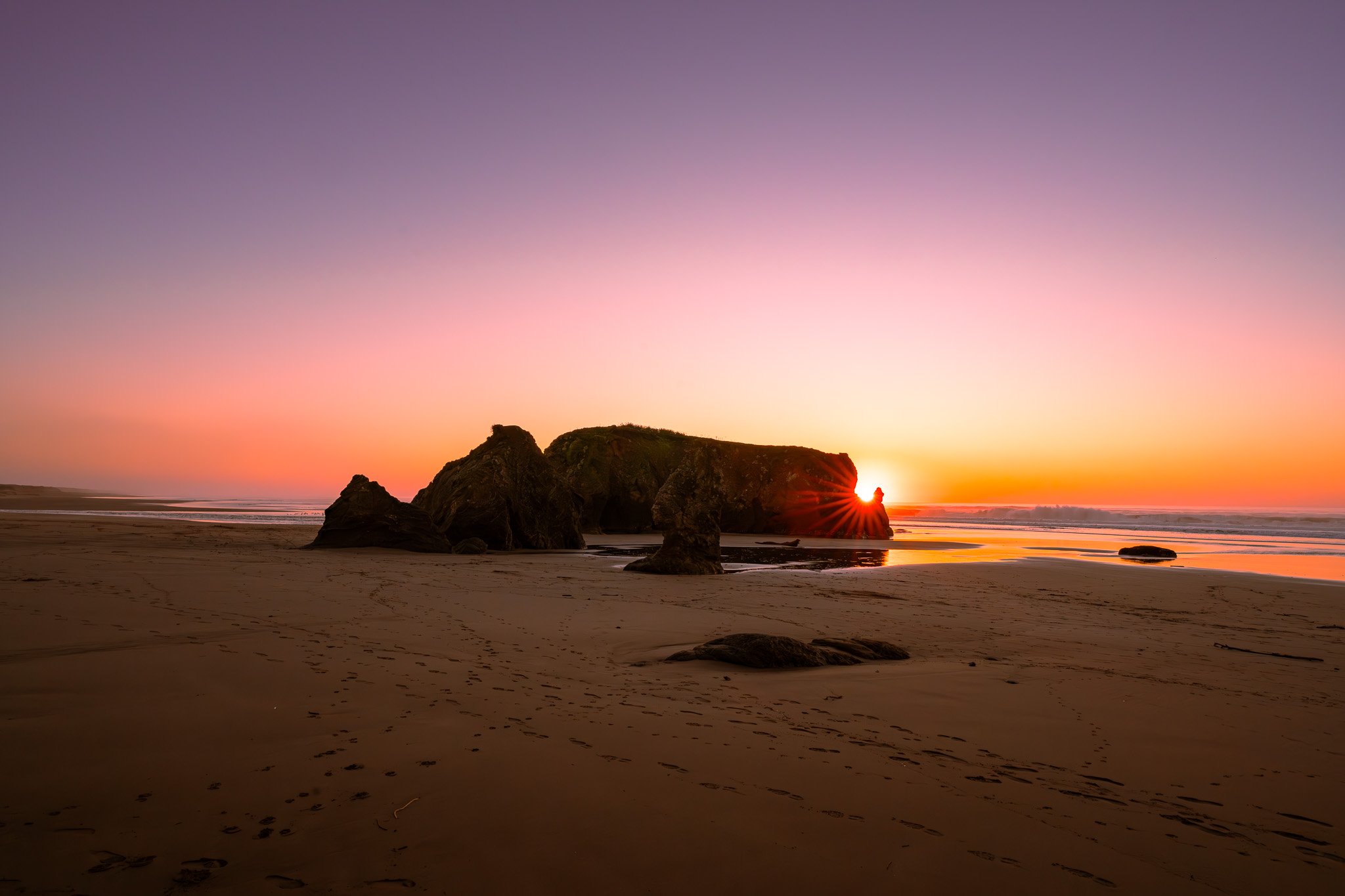 Whale Rock, Seaside Beach, Mendocino Coast