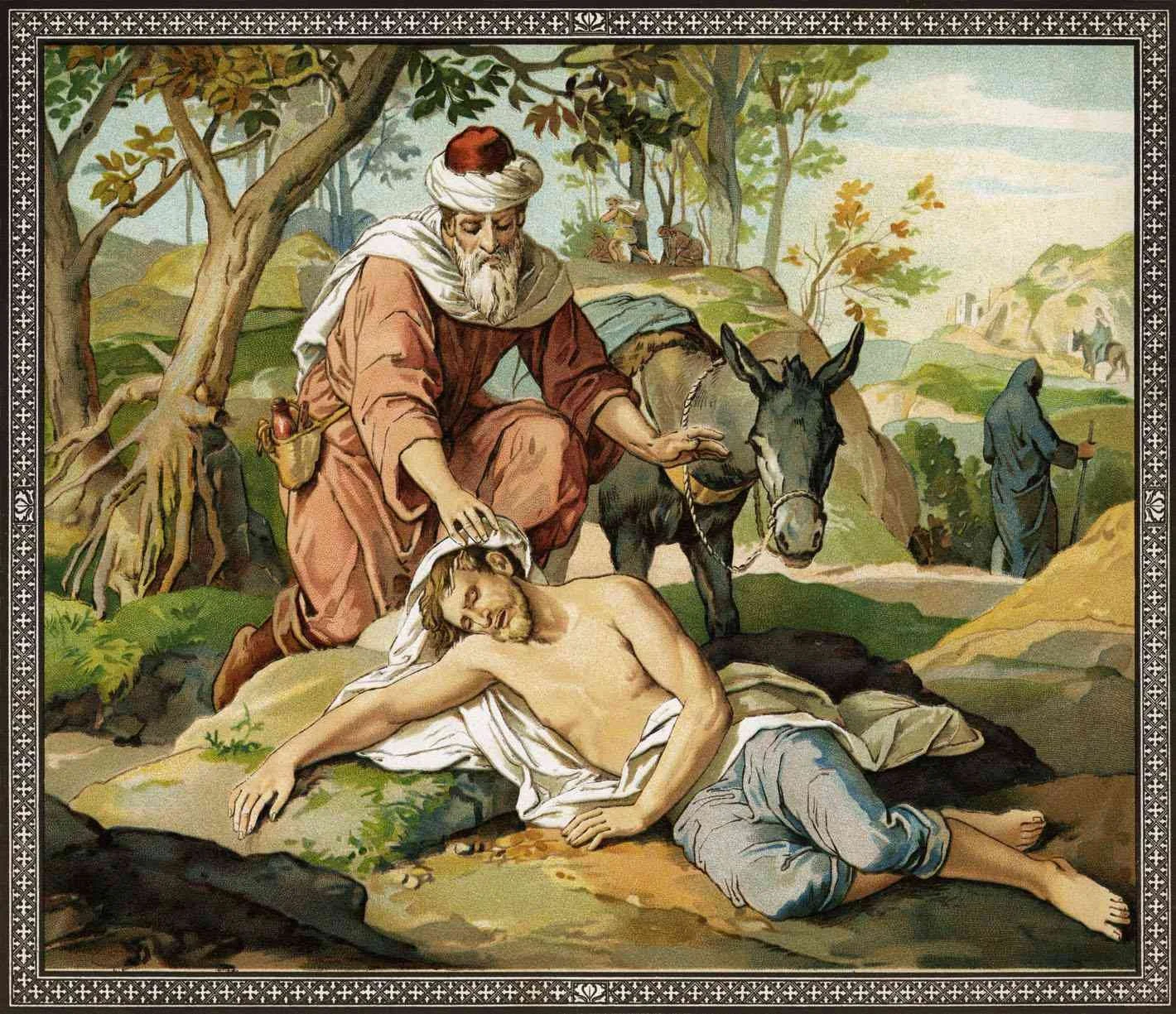 "Love the neighbor God drops in your path" Trinity 13 2025