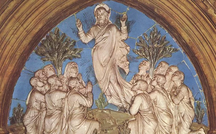 "Your flesh and blood is at the right hand of the Almighty" Ascension (observed) 2026